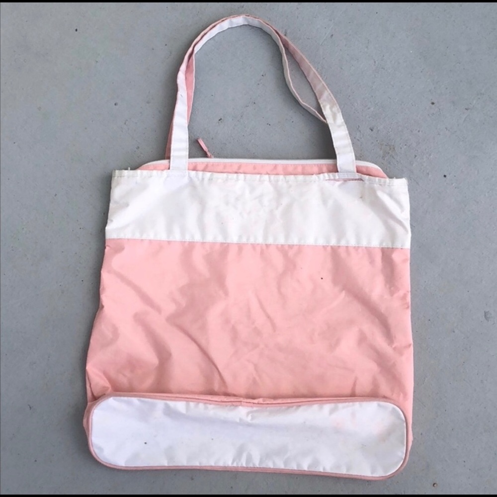 Adidas vintage blush pink nylon bag! - Picture 3 of 8